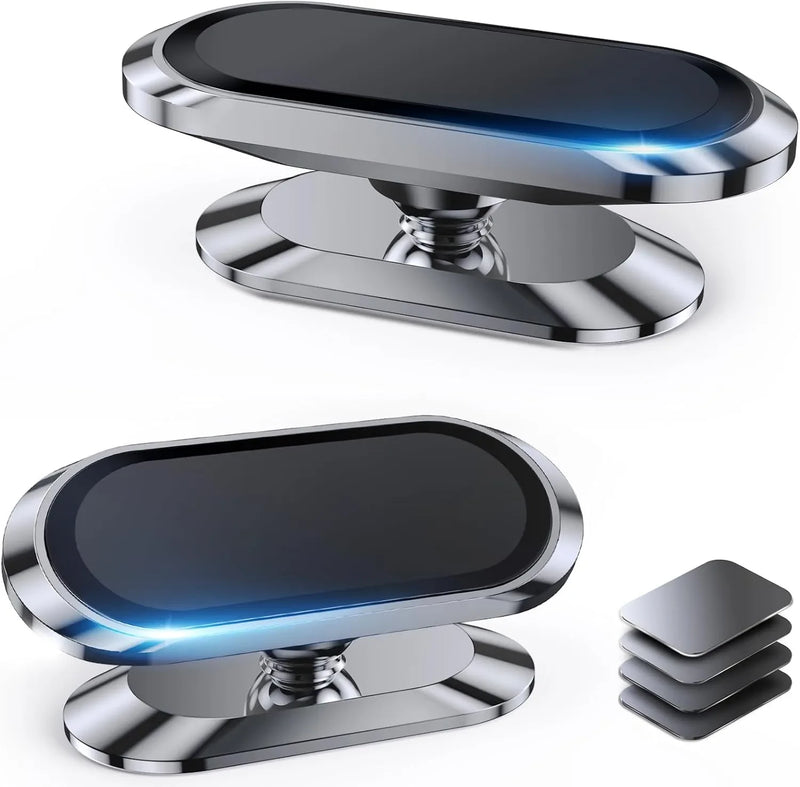 【2-Pack】 Magnetic Phone Holder for Car Dash【Strong Magnet】 Magnetic Car Phone Holder Mount 【4 Plate】 Phone Holders for Your Car Phone Mount for Car Dashboard Cell Phone Car Mount for iPhone Samsung