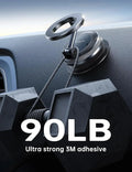 Coolpow【Newest Vacuum Magnetic Phone Holder for Car Phone Holder Mount【Movable Vacuum Suction】Magsafe Car Mount Cell Phone Holders for Your Car Accessories for Women Men for iPhone 17 16-Carbon Fiber