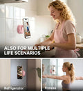 Coolpow【Newest Vacuum Magnetic Phone Holder for Car Phone Holder Mount【Movable Vacuum Suction】Magsafe Car Mount Cell Phone Holders for Your Car Accessories for Women Men for iPhone 17 16-Carbon Fiber