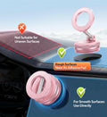 Coolpow【Newest Vacuum Magnetic Phone Holder for Car Phone Holder Mount【Movable Vacuum Suction】Magsafe Car Mount Cell Phone Holders for Your Car Accessories for Women Men for iPhone 17 16-Carbon Fiber