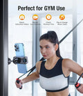 Coolpow Magnetic Phone Holder for Gym【Strong Magnets】 Tripod Mount Ring Gym Magnetic Phone Holder Attach to Metal Surface, Gym Accessories for Mothers Gift Essentials for All Smartphones 4.7-7"