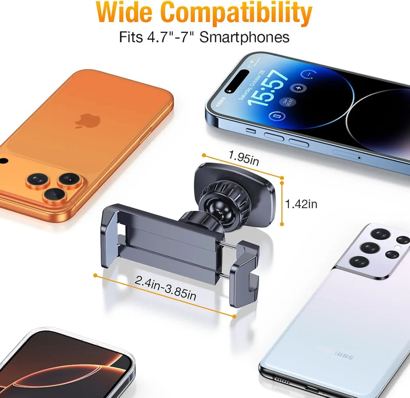Coolpow Magnetic Phone Holder for Gym【Strong Magnets】 Tripod Mount Ring Gym Magnetic Phone Holder Attach to Metal Surface, Gym Accessories for Mothers Gift Essentials for All Smartphones 4.7-7"
