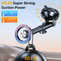 Coolpow for MagSafe Car Mount【Windshield+Vent+Dash】Magnetic Phone Holder for Car Phone Holder Mount Cell Phone Holders for Your Car Accessories Suction Phone Mount for Car Truck Stand for iPhone 17 16